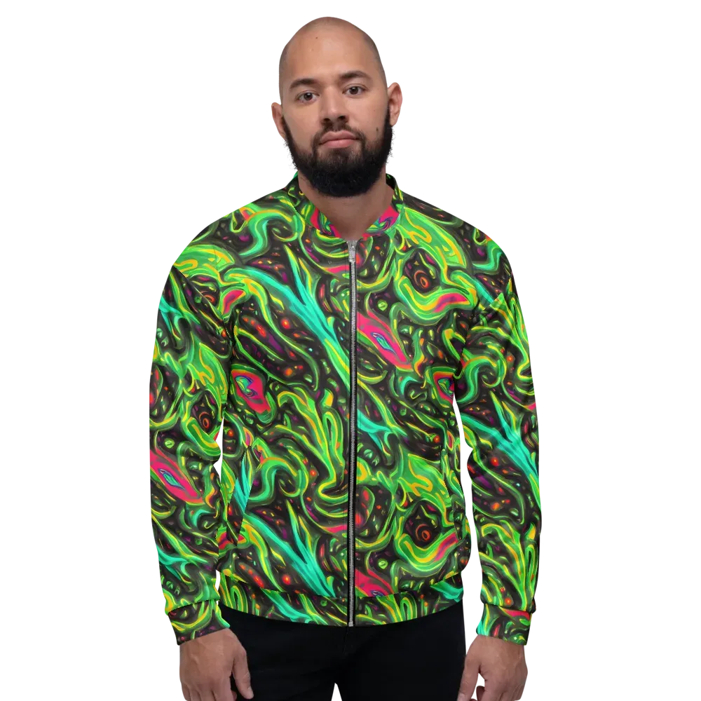 Luminous Ooze on Bomber Jacket — Front
