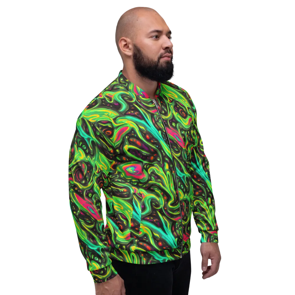 Luminous Ooze on Bomber Jacket — Right