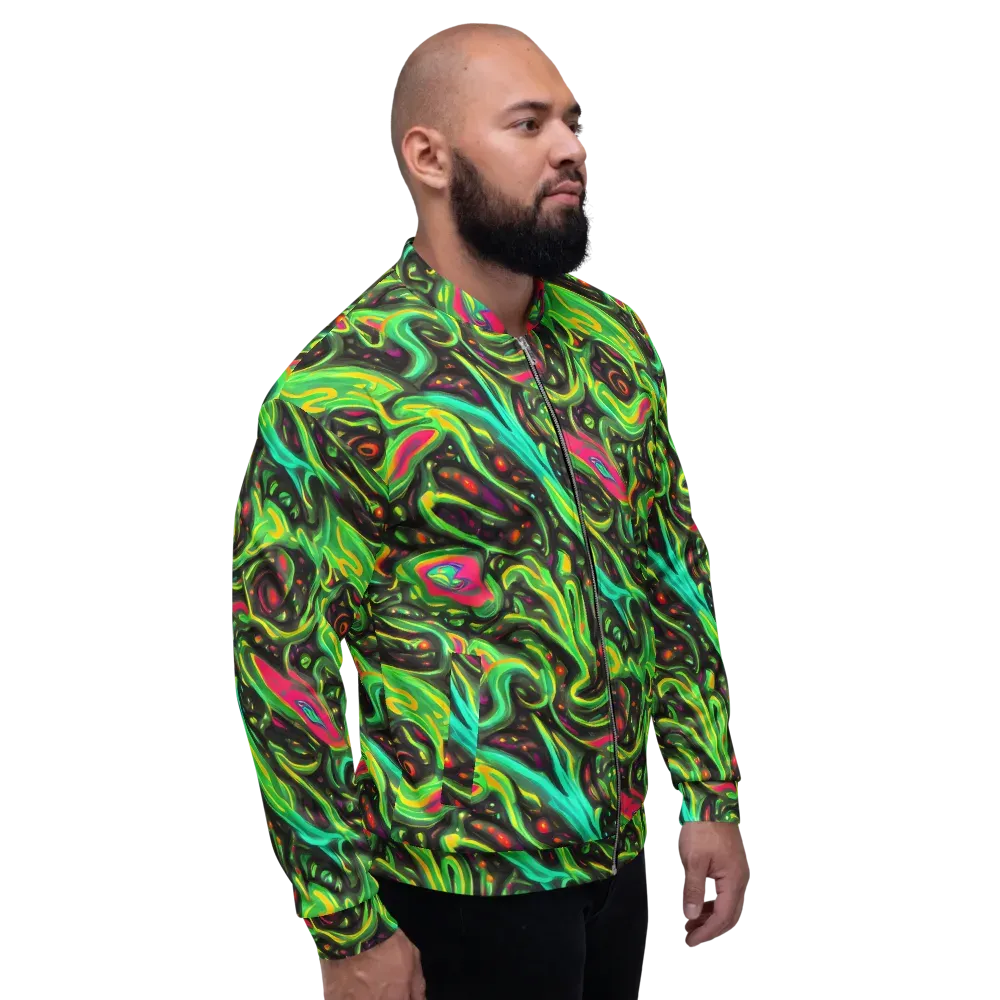 Luminous Ooze on Bomber Jacket — Right