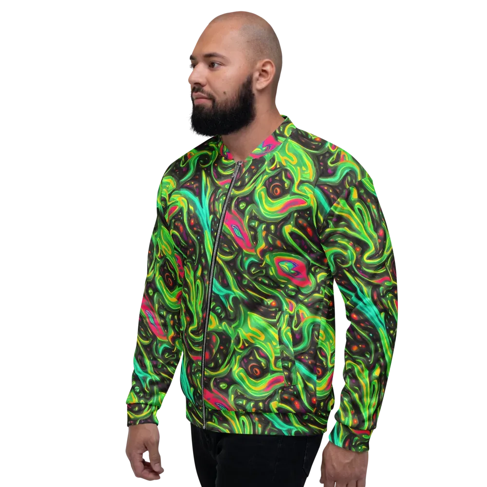 Luminous Ooze on Bomber Jacket — Left
