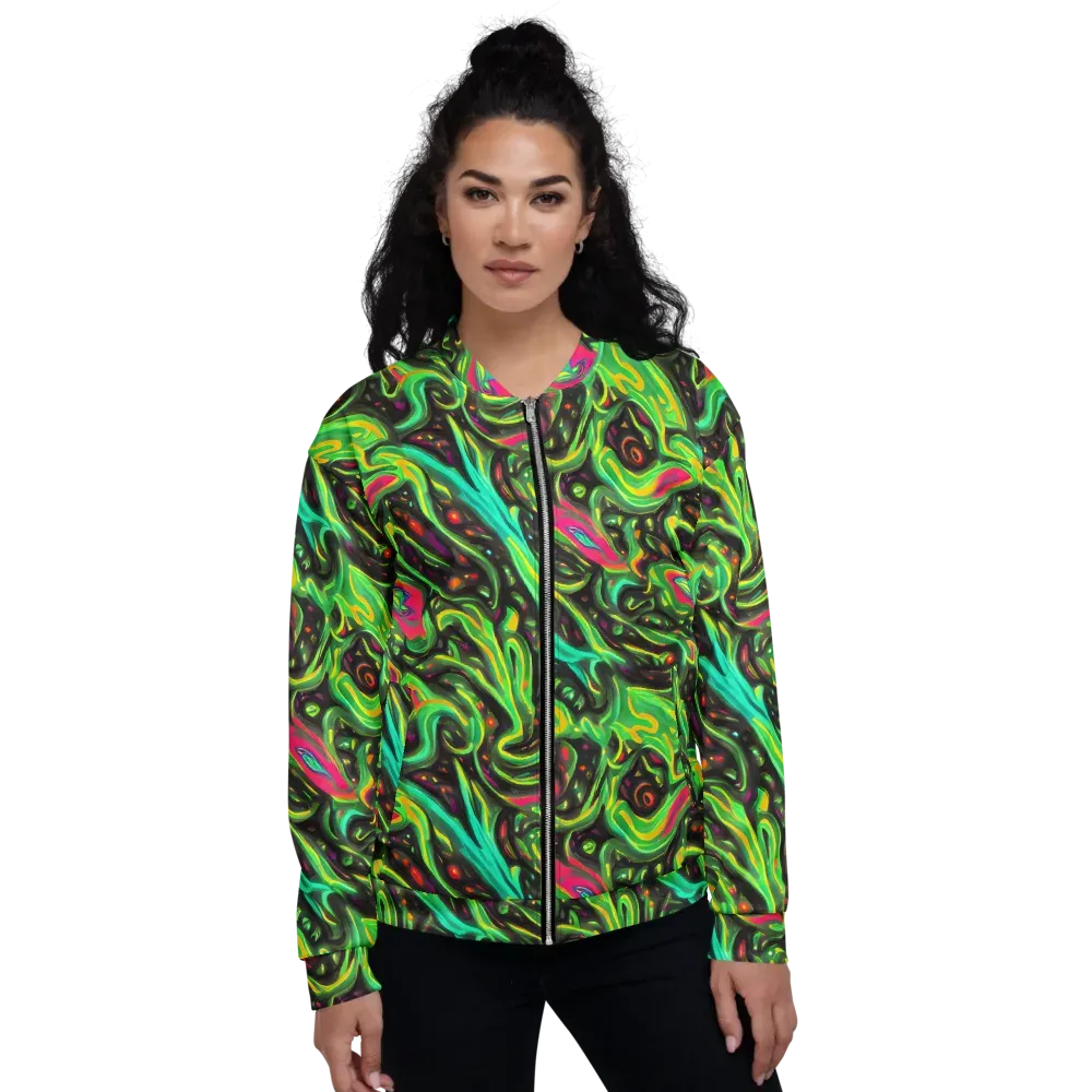 Luminous Ooze on Bomber Jacket — Front
