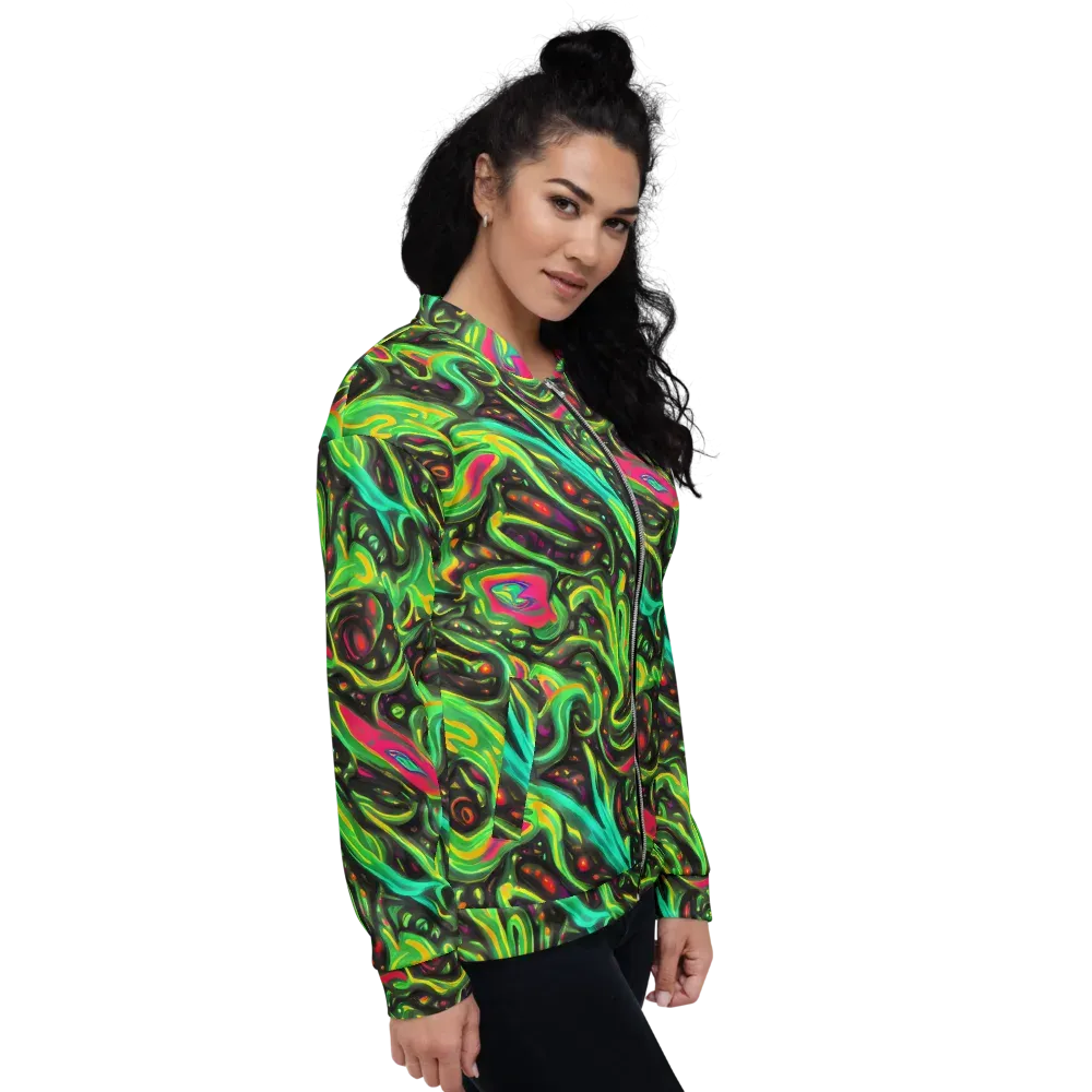 Luminous Ooze on Bomber Jacket — Right