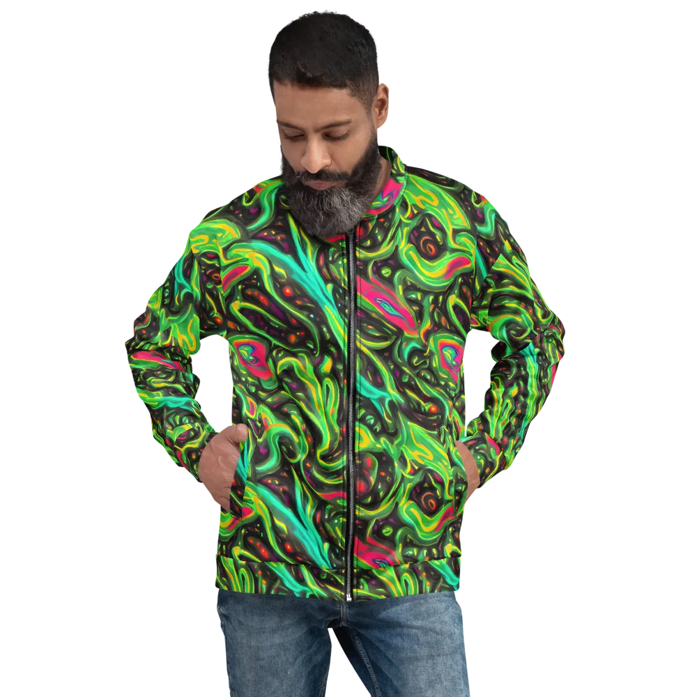 Luminous Ooze on Bomber Jacket — Front