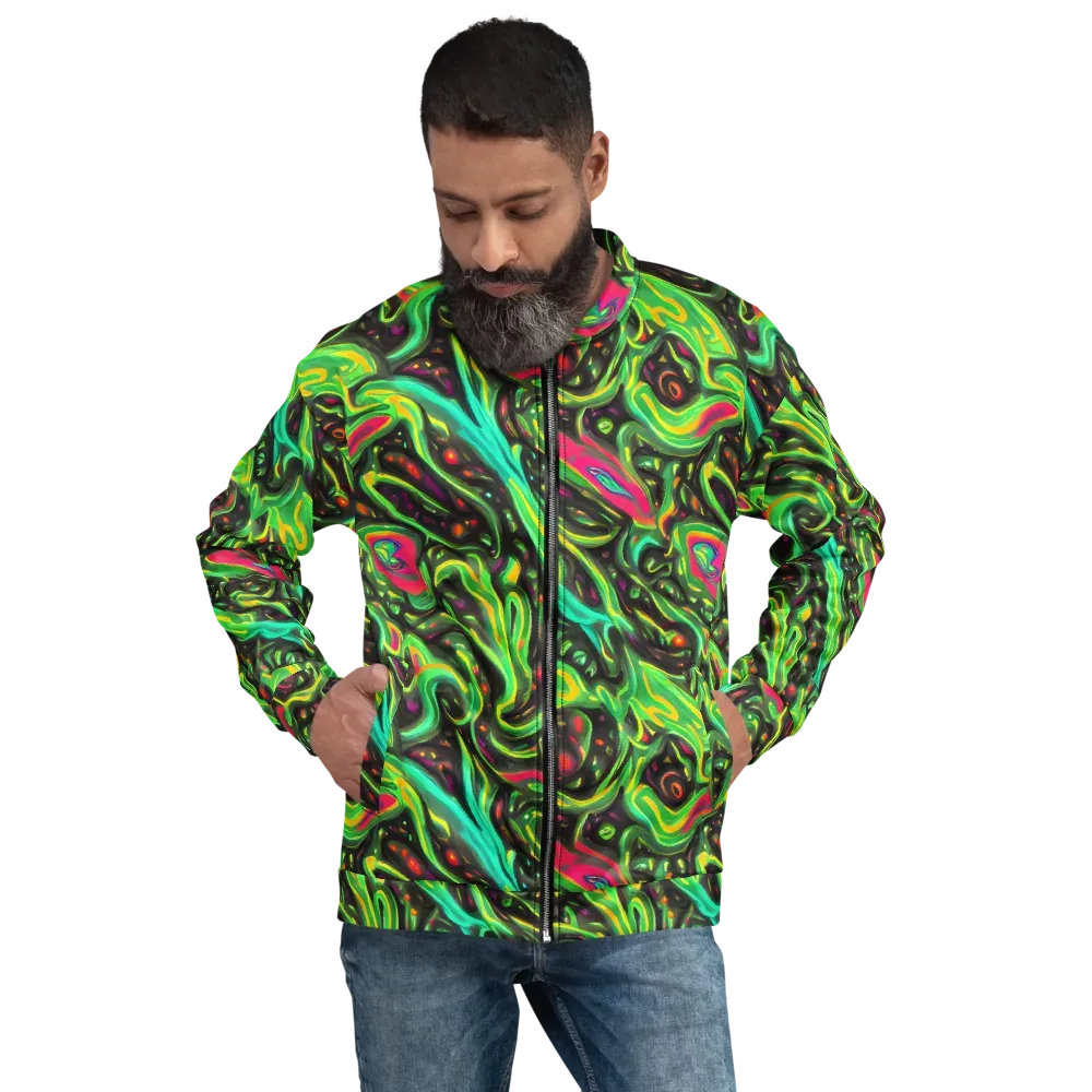 Luminous Ooze on Bomber Jacket — Front