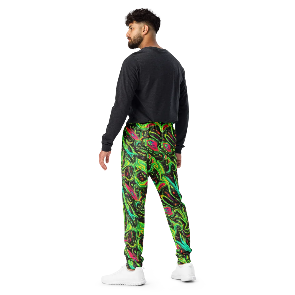 Luminous Ooze on Men's Joggers — Back