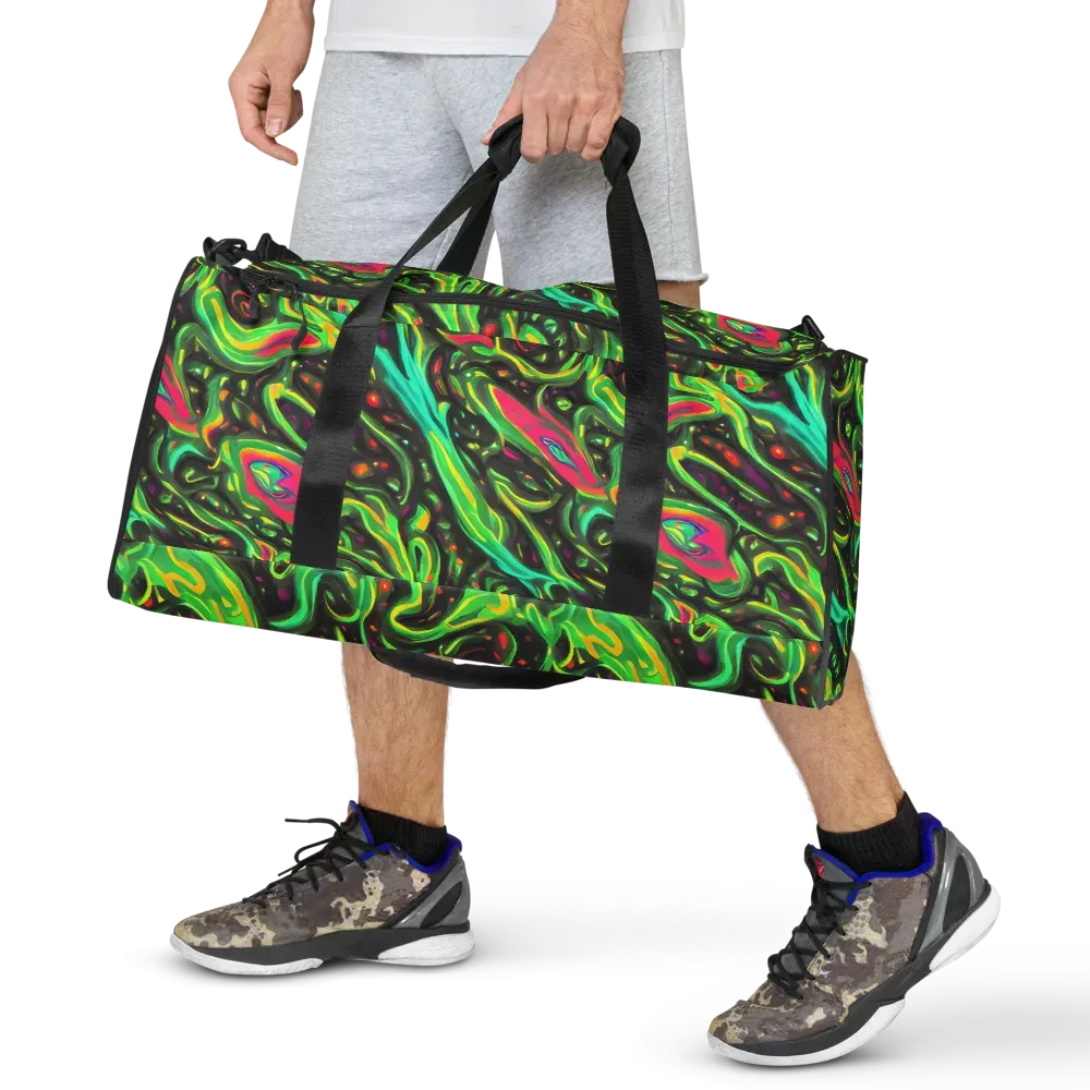Luminous Ooze on Duffle Bag — Front