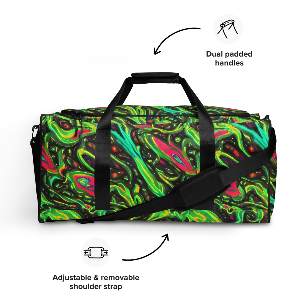 Luminous Ooze on Duffle Bag — Front