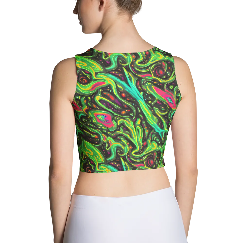 Luminous Ooze on Crop Top — Back