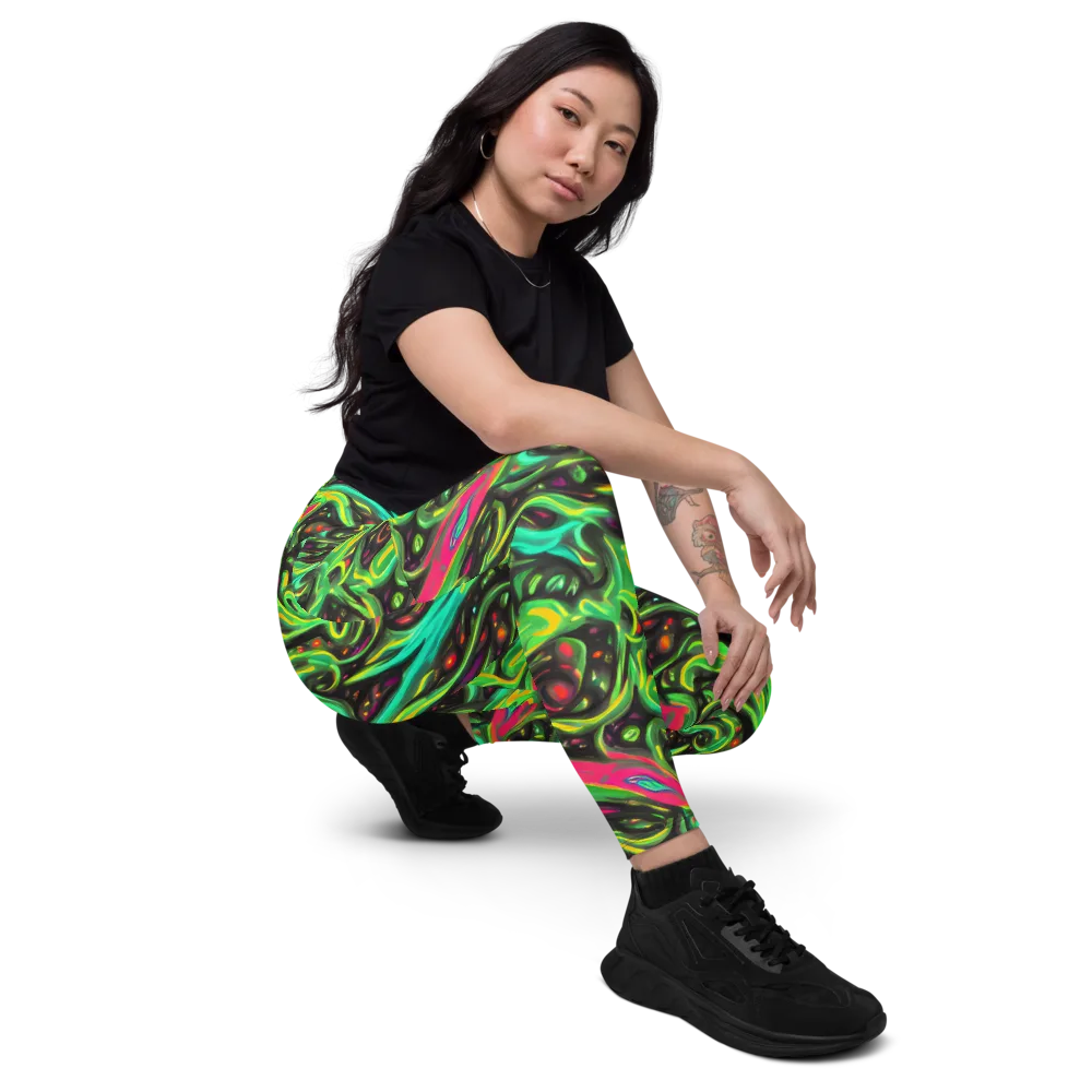 Luminous Ooze on Leggings with Pockets — Right Front