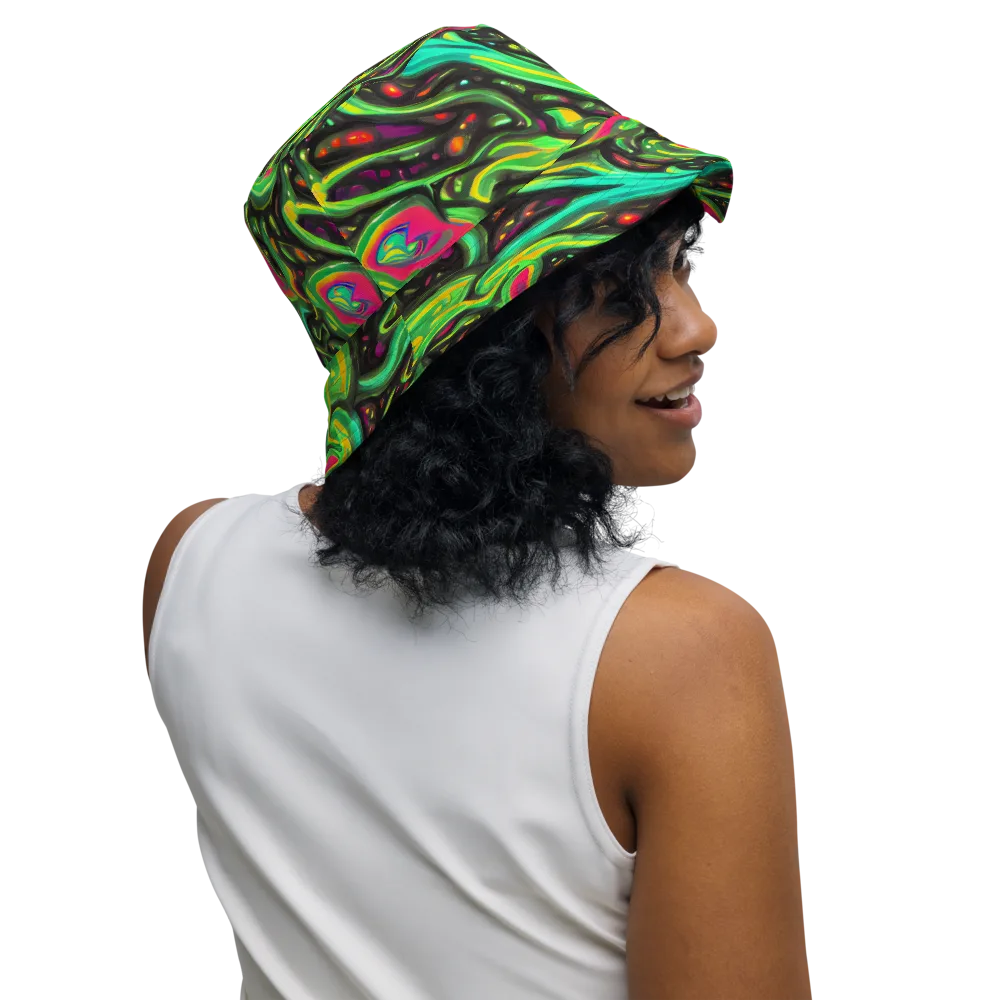 Luminous Ooze on Reversible Bucket Hat — Right Outside
