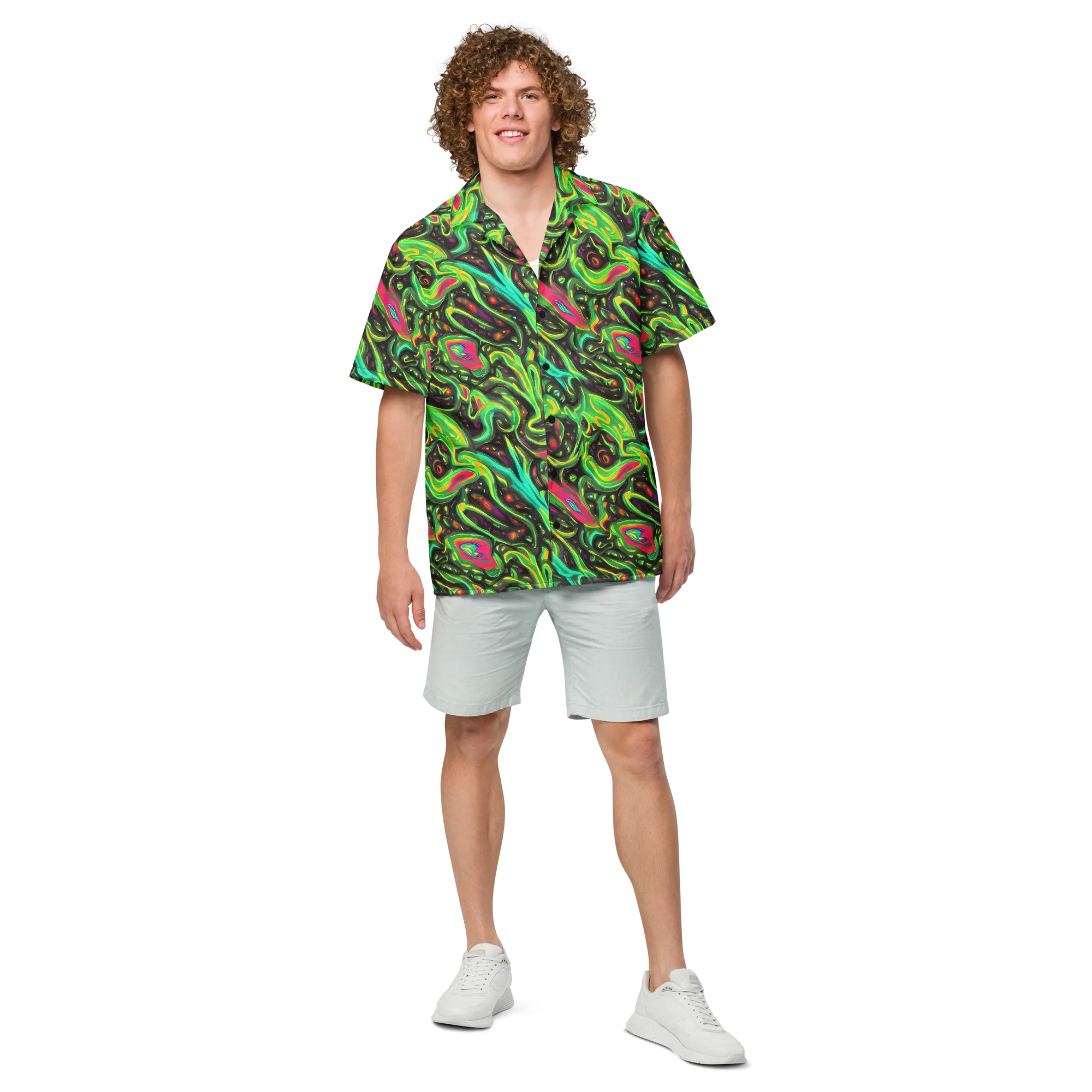 Luminous Ooze on Button Shirt — Front