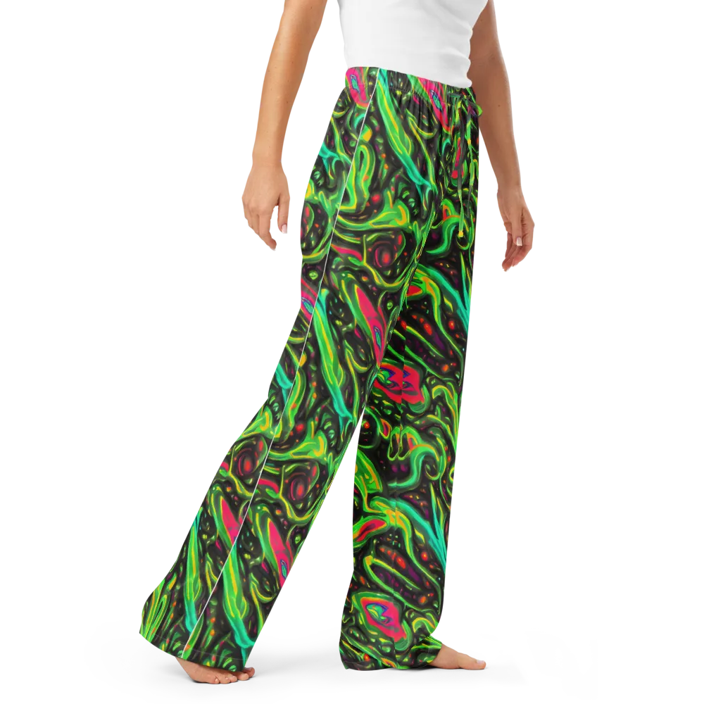 Luminous Ooze on Women's Pajama Pants — Right Front