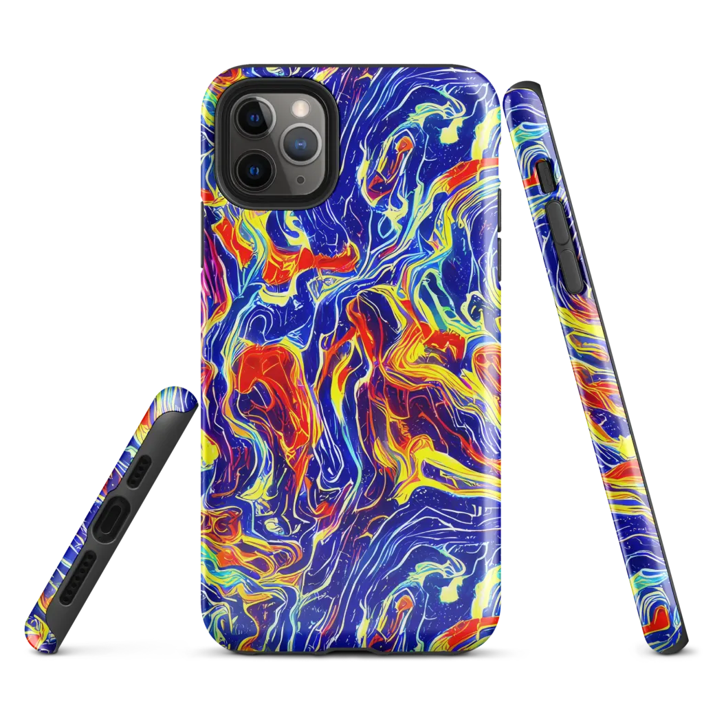 Firework Ocean on Tough Case for iPhone® — Front