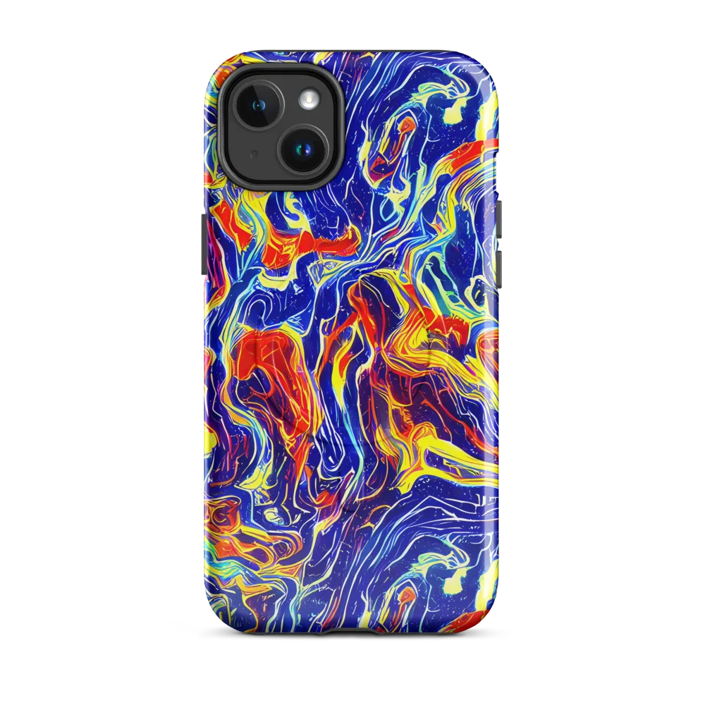 Firework Ocean on MagSafe Tough Case for iPhone® — Front
