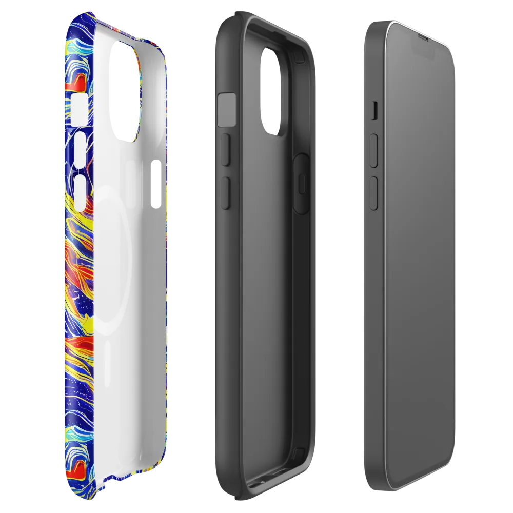 Firework Ocean on MagSafe Tough Case for iPhone® — Front