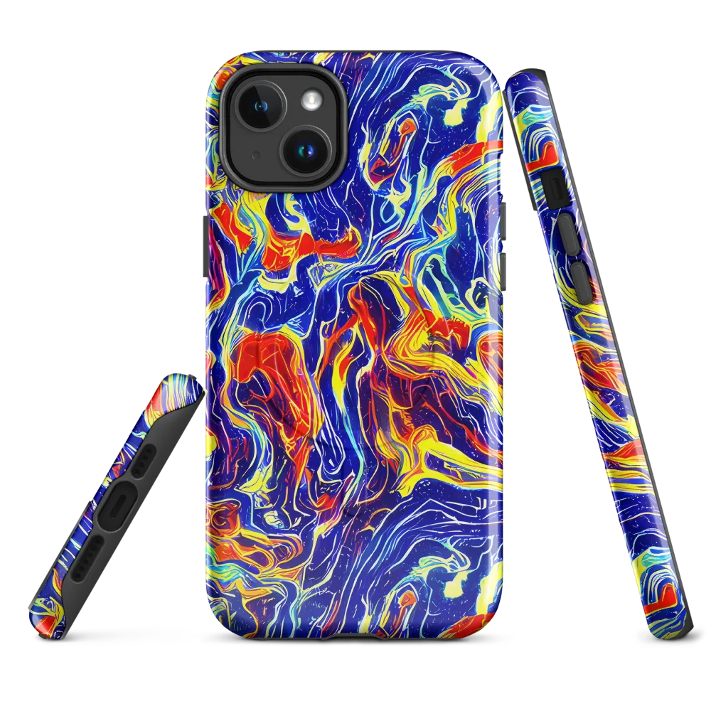 Firework Ocean on MagSafe Tough Case for iPhone® — Front