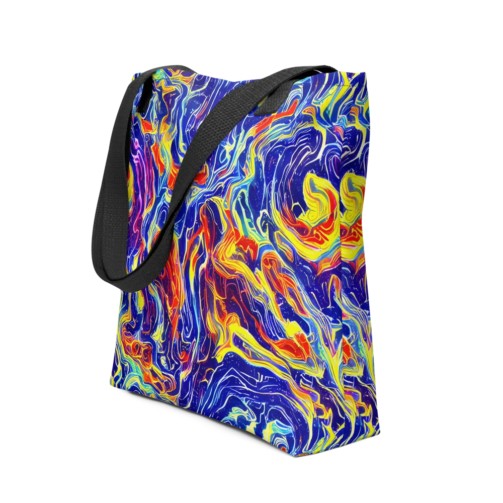 Firework Ocean on Tote Bag — Front