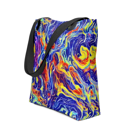 Firework Ocean on a Tote Bag