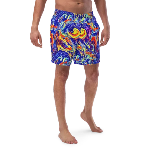 Firework Ocean on a Swim Trunks