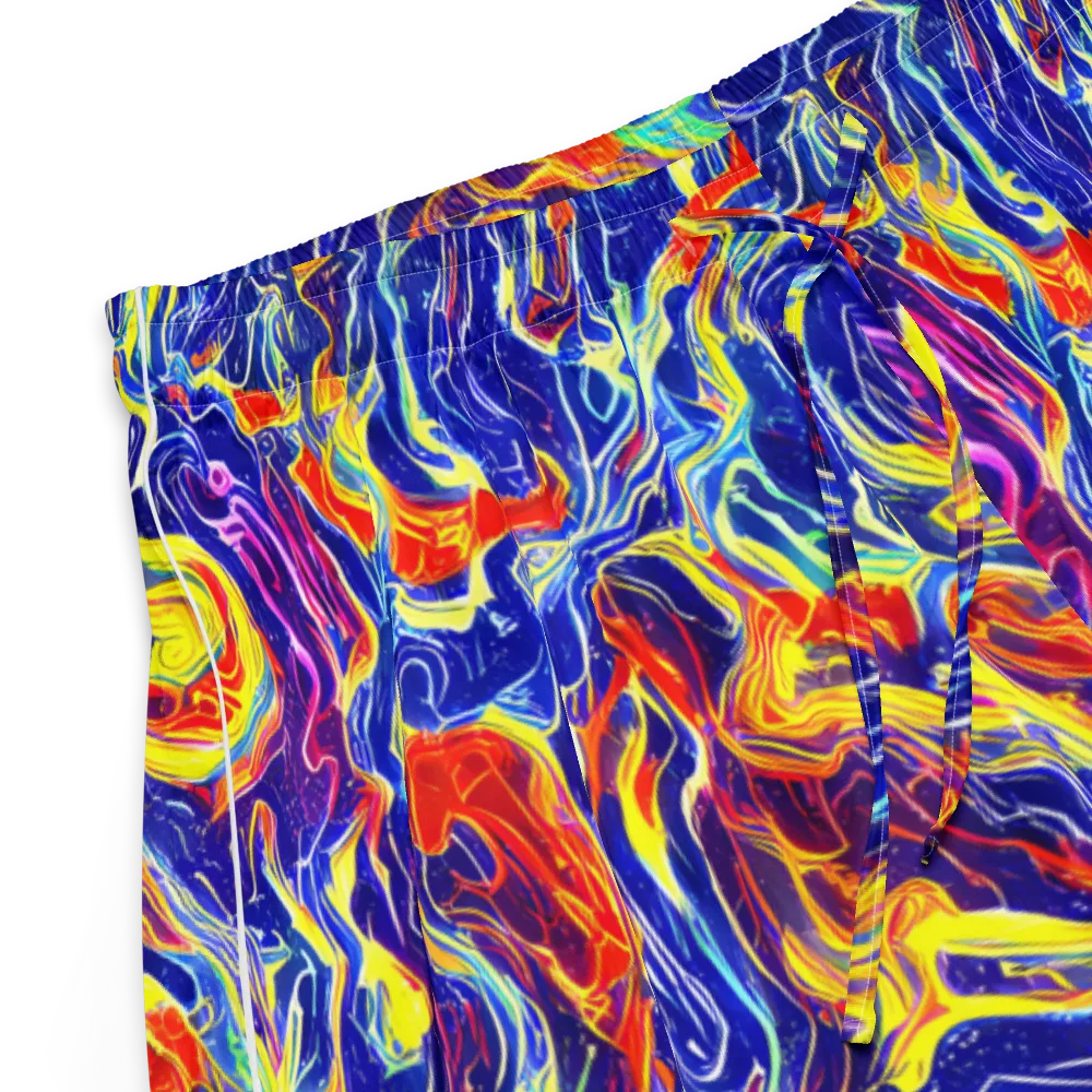Firework Ocean on Women's Pajama Shorts — Product details