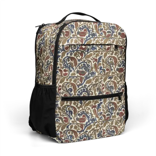 Brocade Menagerie on a Utility Backpack