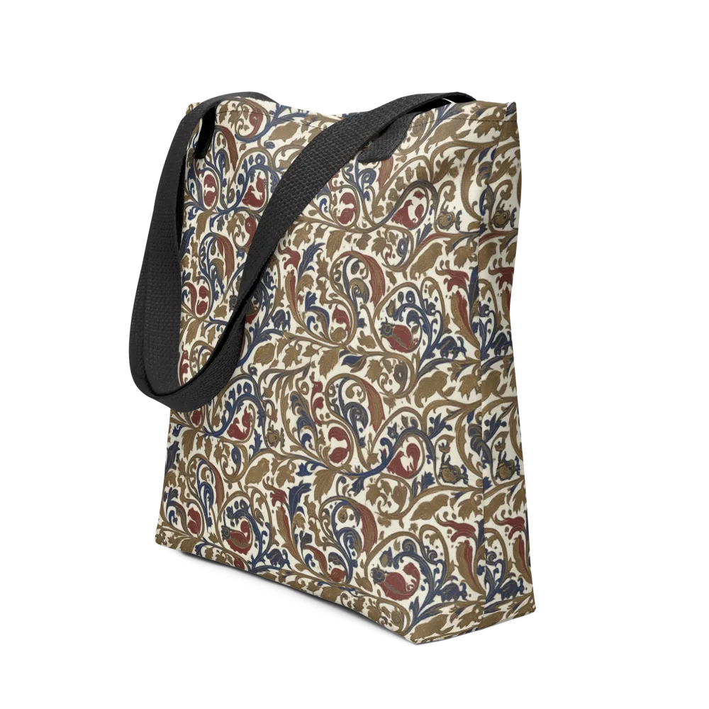 Brocade Menagerie on Tote Bag — Front