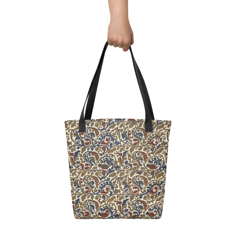 Brocade Menagerie on Tote Bag — Front