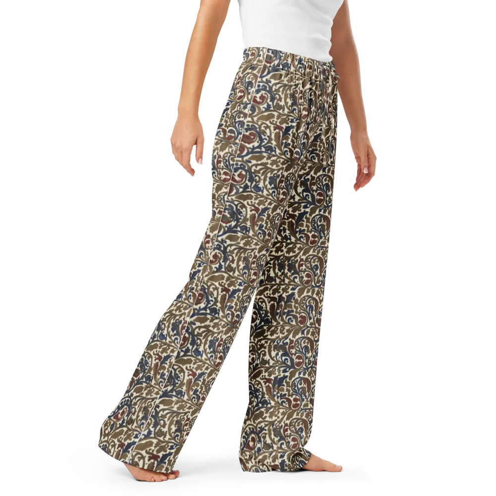 Brocade Menagerie on Women's Pajama Pants — Right Front