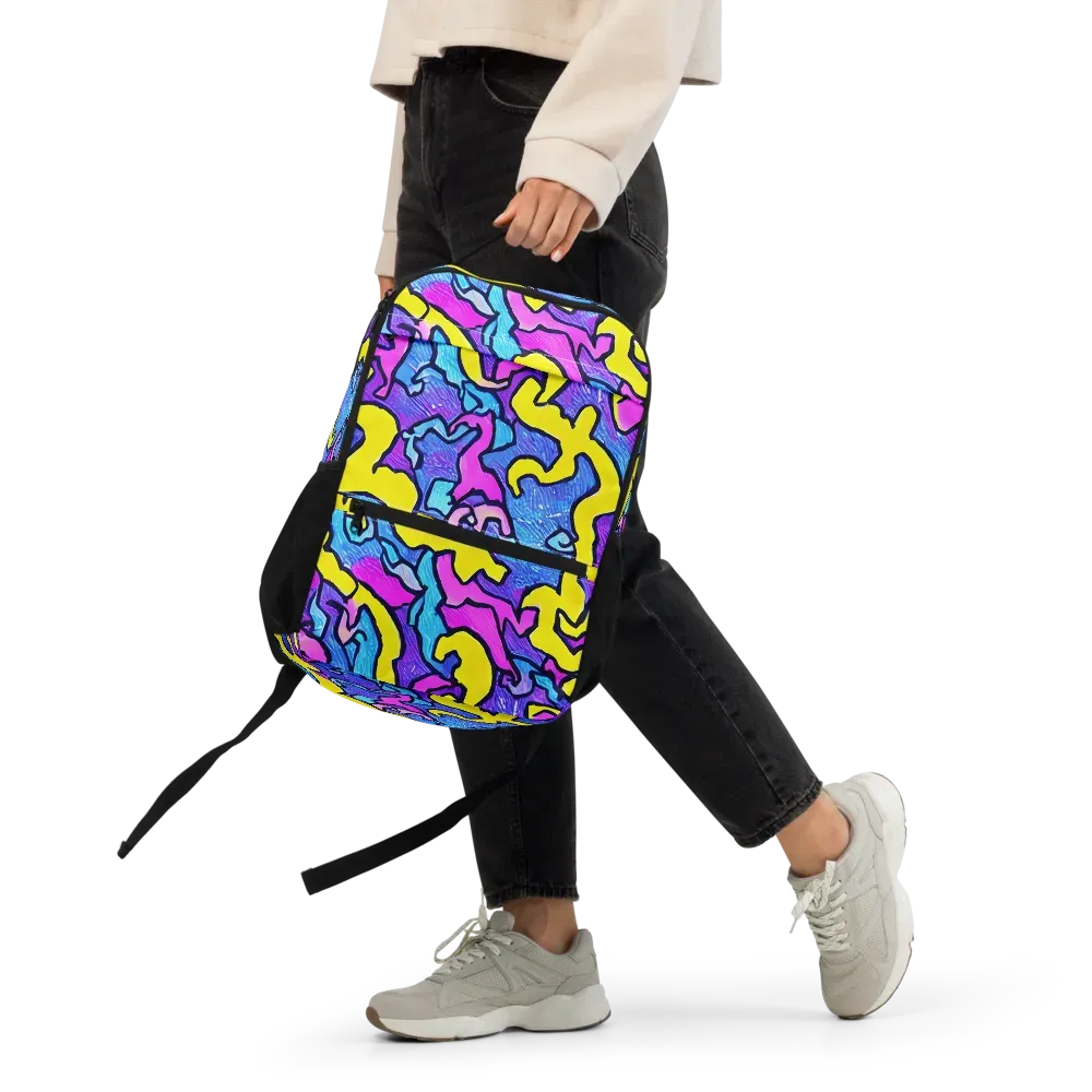 Kaleido Pulse on Utility Backpack — Front