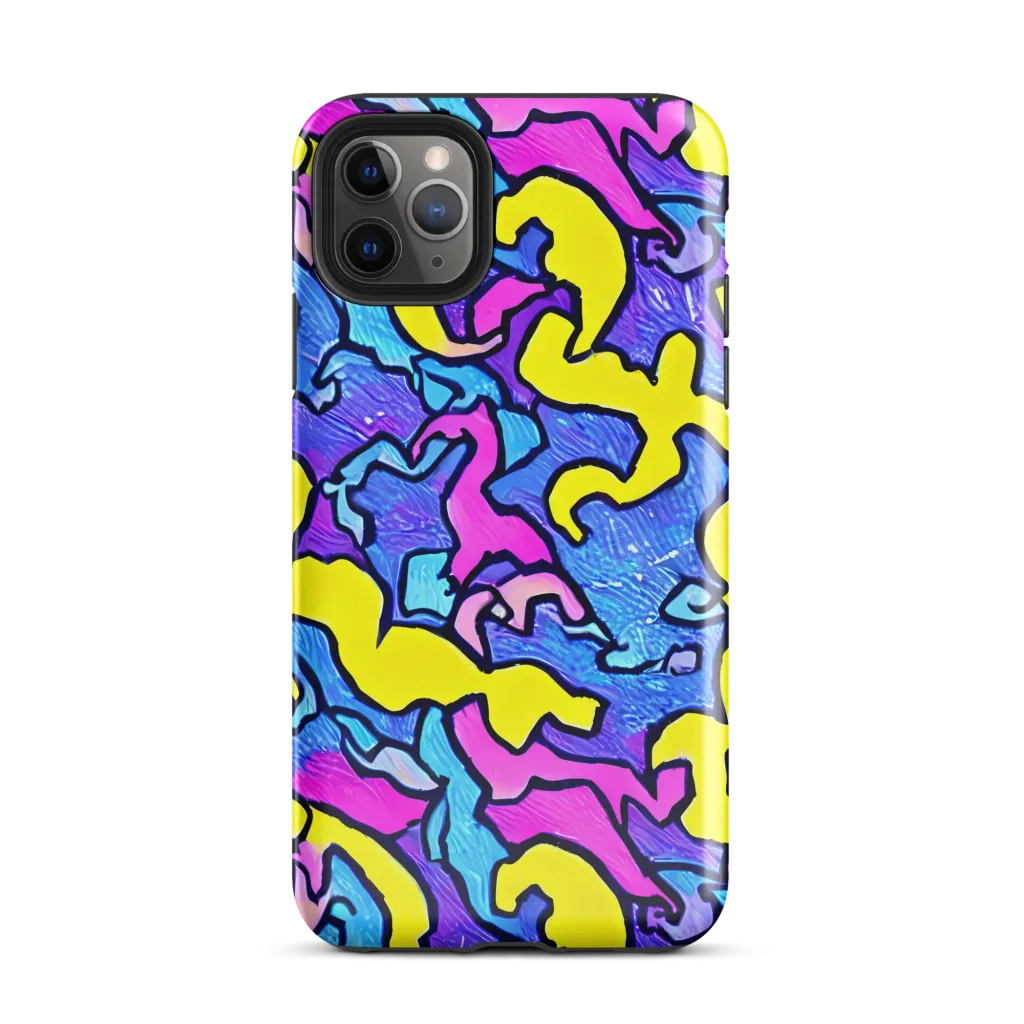 Kaleido Pulse on Tough Case for iPhone® — Front