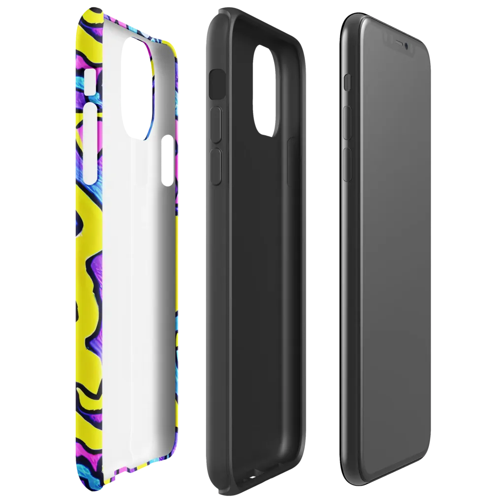 Kaleido Pulse on Tough Case for iPhone® — Right