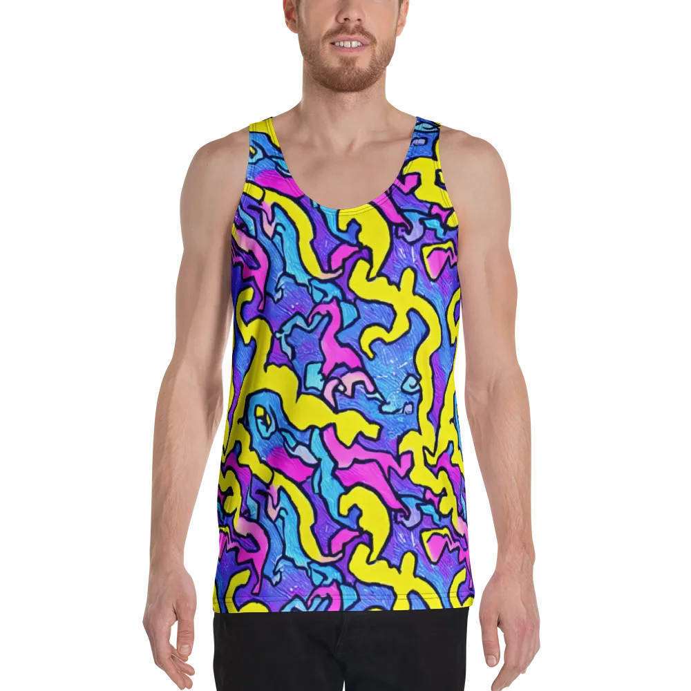 Kaleido Pulse on Men's Tank Top — Front