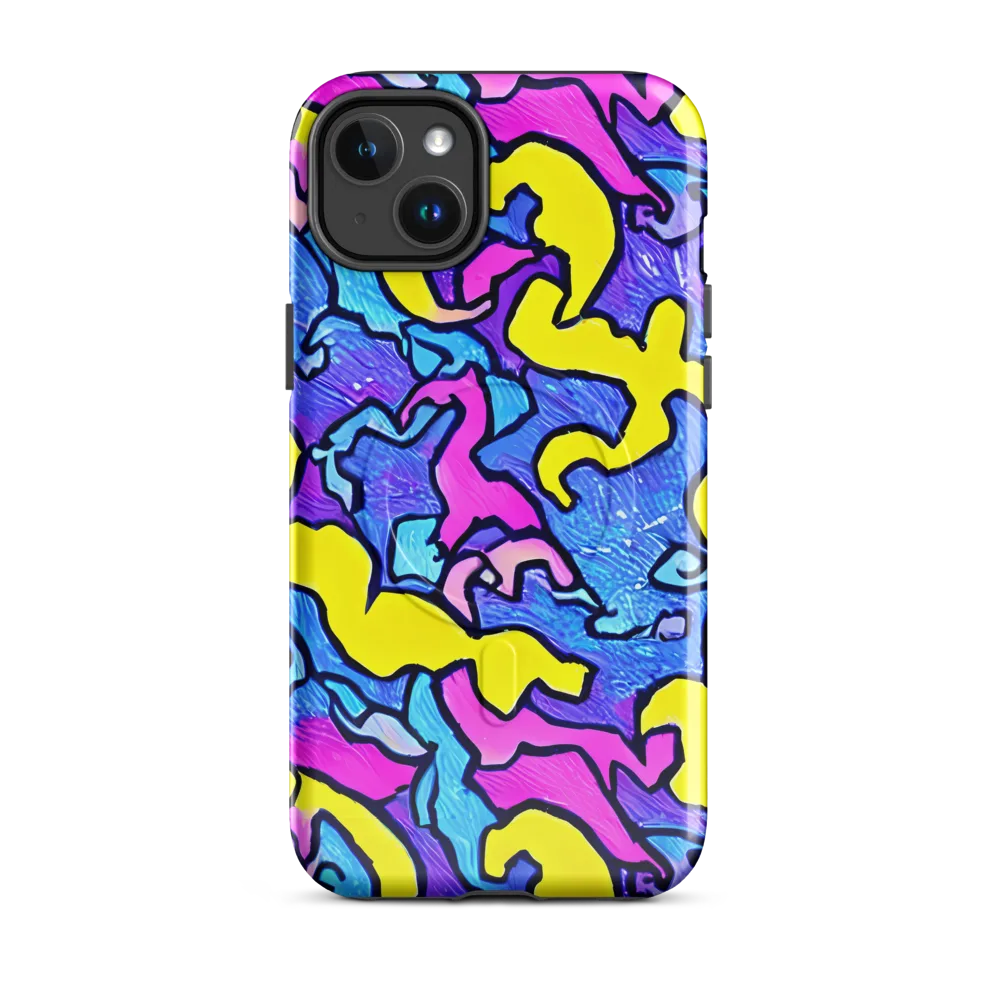 Kaleido Pulse on MagSafe Tough Case for iPhone® — Front