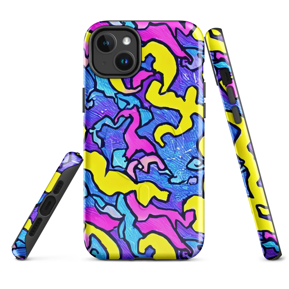 Kaleido Pulse on MagSafe Tough Case for iPhone® — Front
