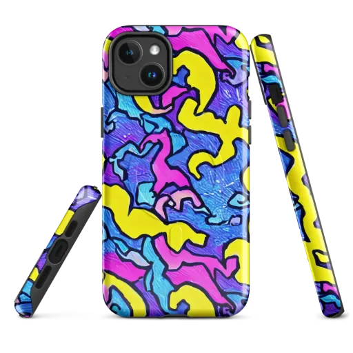 Kaleido Pulse on a MagSafe Tough Case for iPhone®