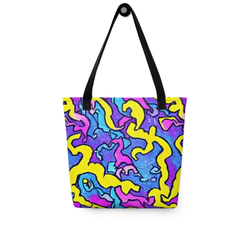 Kaleido Pulse on a Tote Bag