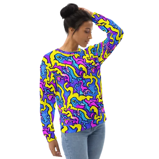 Kaleido Pulse on a Sweatshirt