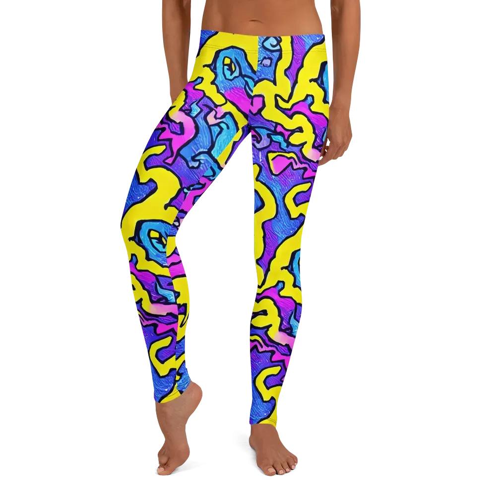 Kaleido Pulse on Leggings — Front
