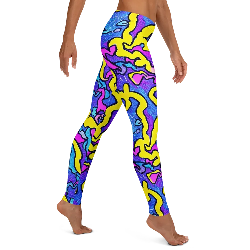 Kaleido Pulse on Leggings — Right