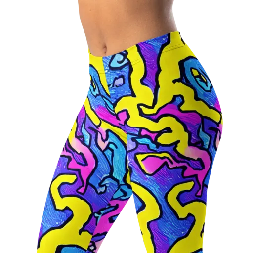 Kaleido Pulse on a Leggings