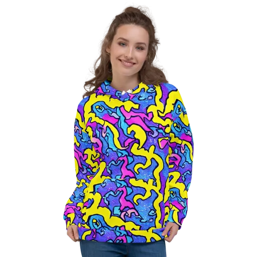 Kaleido Pulse on a Hoodie