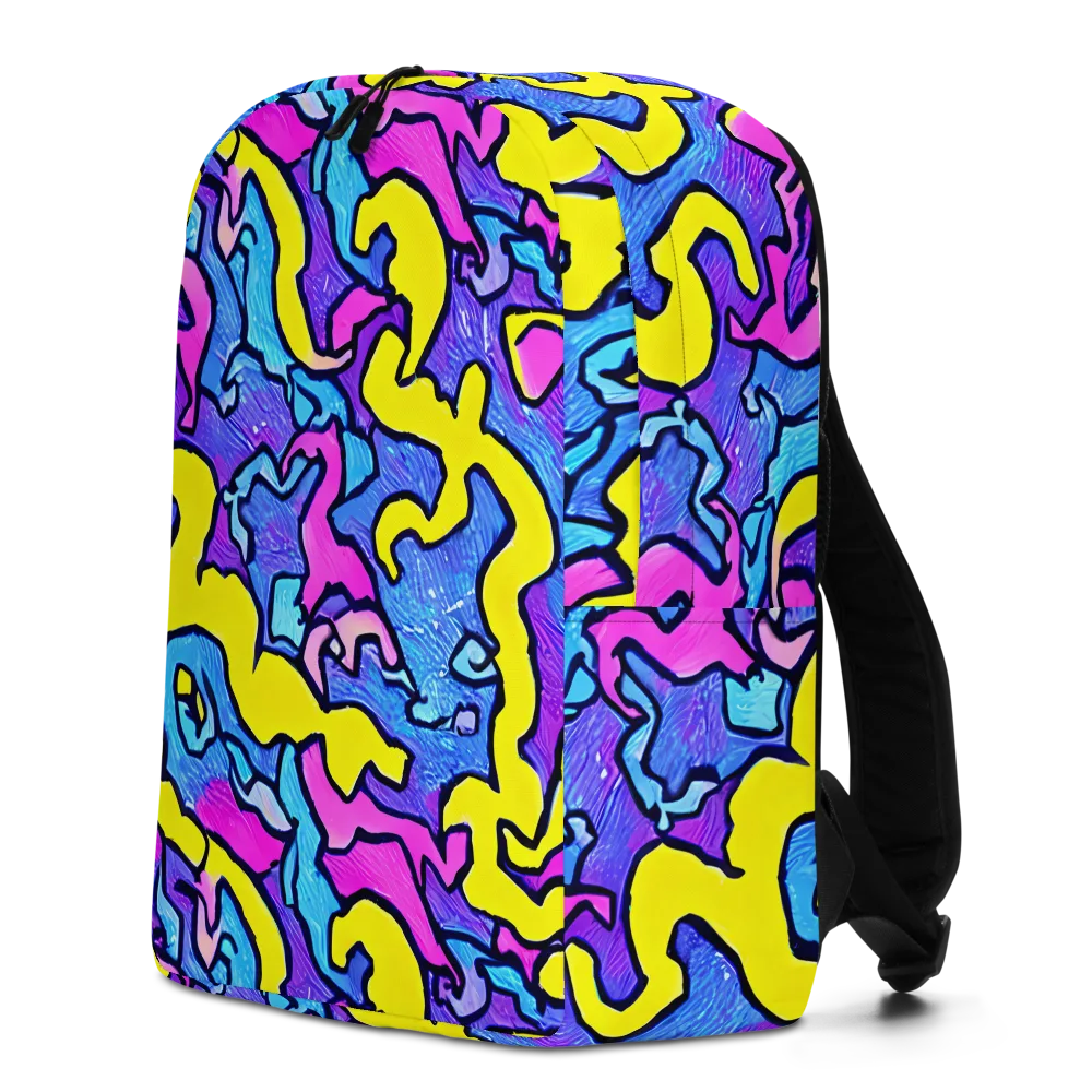 Kaleido Pulse on Minimalist Backpack — Left