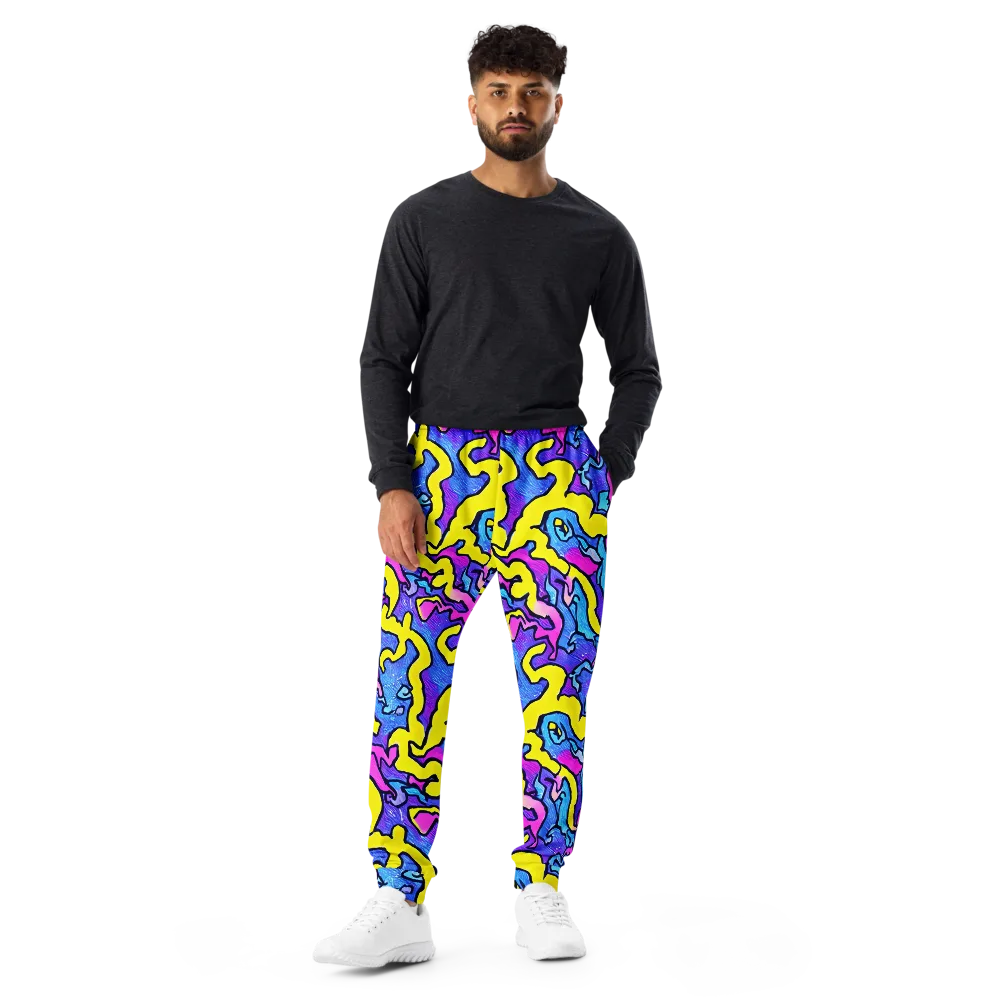 Kaleido Pulse on Men's Joggers — Front