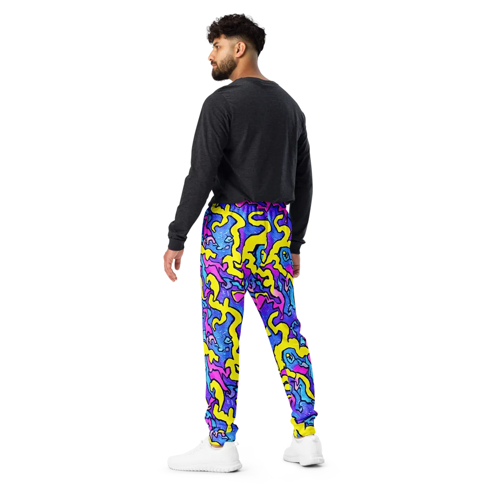 Kaleido Pulse on Men's Joggers — Back