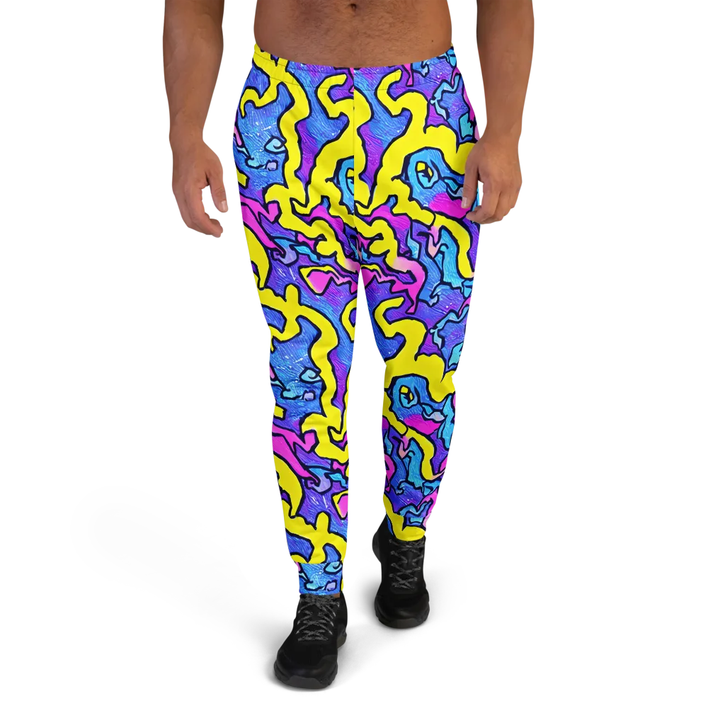 Kaleido Pulse on Men's Joggers — Front