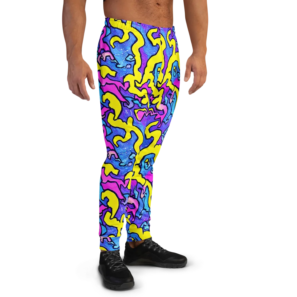 Kaleido Pulse on Men's Joggers — Right