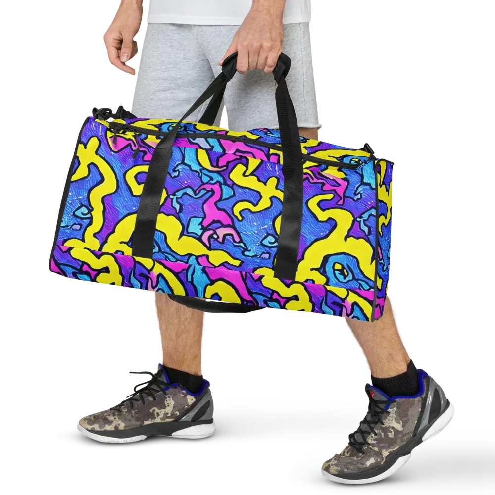 Kaleido Pulse on Duffle Bag — Front