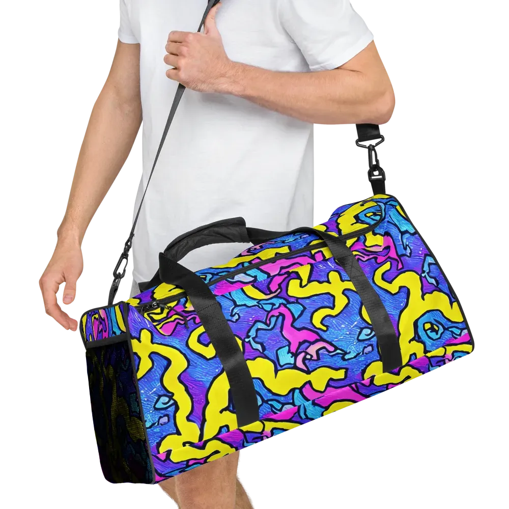 Kaleido Pulse on Duffle Bag — Right Front