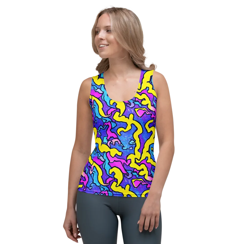 Kaleido Pulse on Women's Tank Top — Front