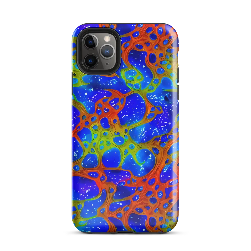 Electric Microcosm on Tough Case for iPhone® — Front